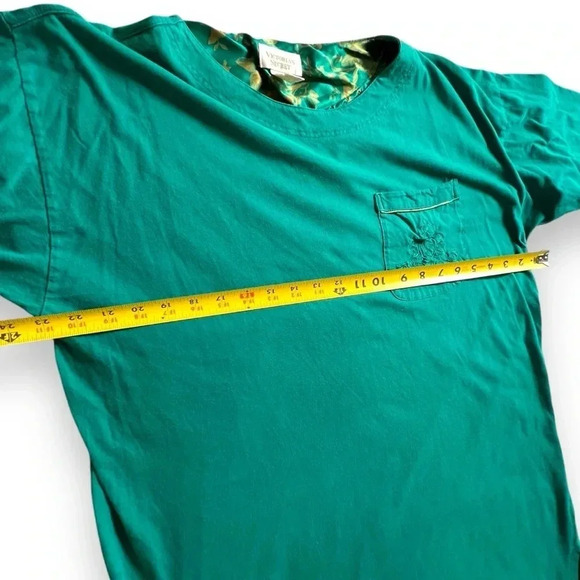 Vintage Victoria's Secret Gold Label Kelly Green Oversized Sleep Shirt Large - Picture 8 of 9